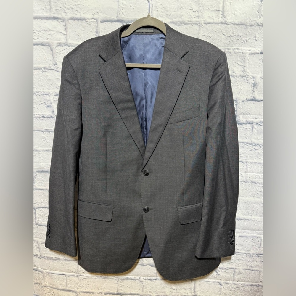 Men's Gray Suitsupply 110’s Wool Blazer, Size 42L